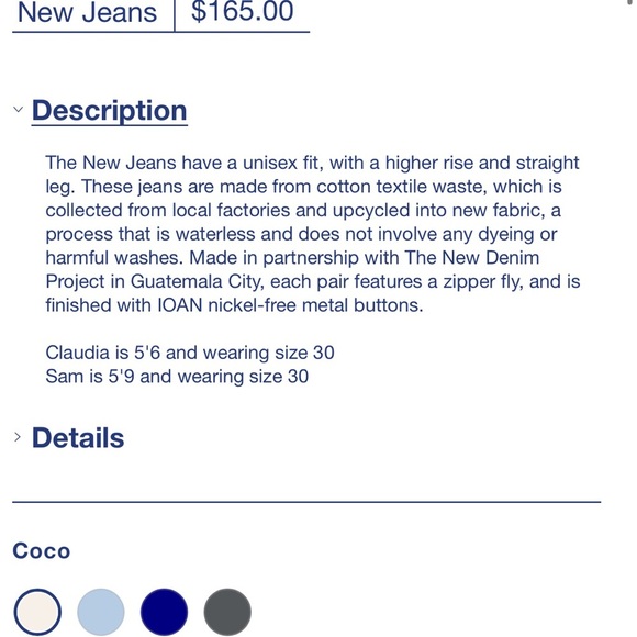 INDUSTRY OF All NATIONS New Jeans in Navy Size 26 - Picture 15 of 15